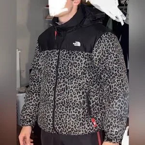 Supreme Jackets Coats Supreme X The Northface Grey Leopard
